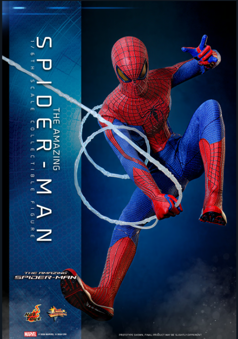 The Amazing Spider-Man Sixth Scale Figure by Hot Toys MMS771| Dpad