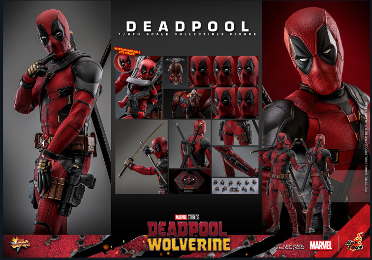 ホットトイズ MMS746 デッドプール 通常版1/6 Deadpool Hot Toys Deadpool & Wolverine Deadpool 1/6 Scale Figure