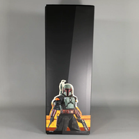 BOBA FETT (REPAINT ARMOR) AND THRONE "pre owned"