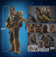 
              Chewbacca™ with Disassembled C-3PO™ Sixth Scale Figure
            