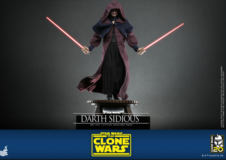 Darth Sidious Sixth Scale Figure - The Clone Wars - Star Darth Sidious Sixth Scale Figure - The Clone Wars - Star