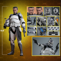 
              Clone Commander Wolffe™ Sixth Scale Figure by Hot Toys
            