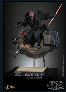Darth Maul with Sith Speeder Sixth Scale Figure Set by Hot Toys