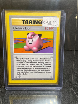 Clefairy Doll - Base Set (Shadowless) (BSS)