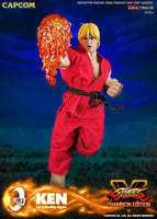 
              Street Fighter V Iconiq Gaming Series Ken 1/6 Scale Collectible Figure
            